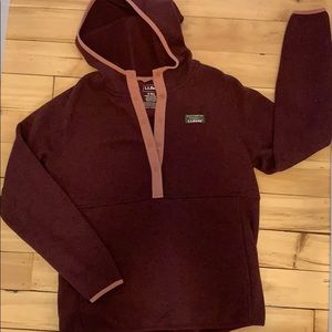 LLBean fleece hoodie
